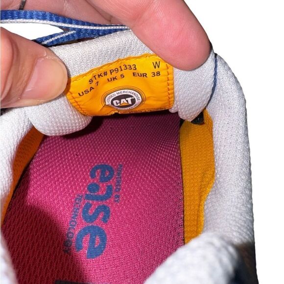 NWT CAT Footwear Women's Quake CT Blue Work+ Safety Nursing Shoes - Size 7 - Picture 7 of 9